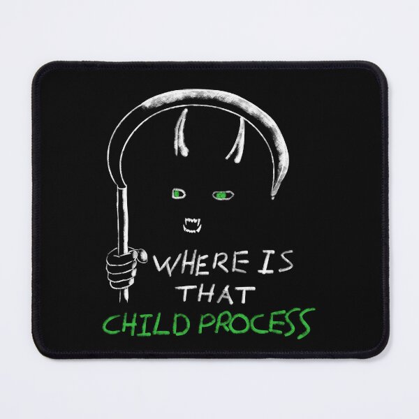 Item preview, Linux Child Process Reaper (white, green) designed and sold by orangejuice10.