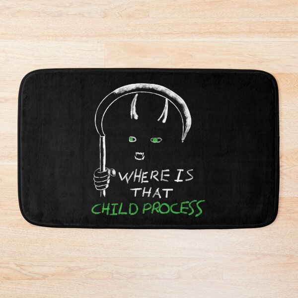 Item preview, Linux Child Process Reaper (white, green) designed and sold by orangejuice10.