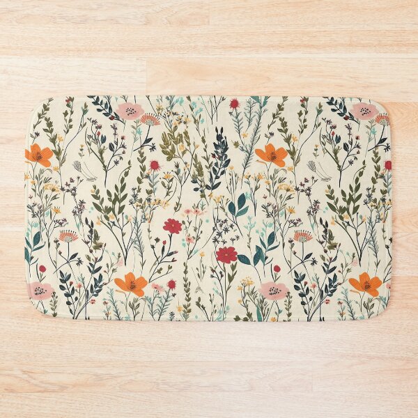 Item preview,   Botanical pattern seamless flower vintage designed and sold by PolarInk.