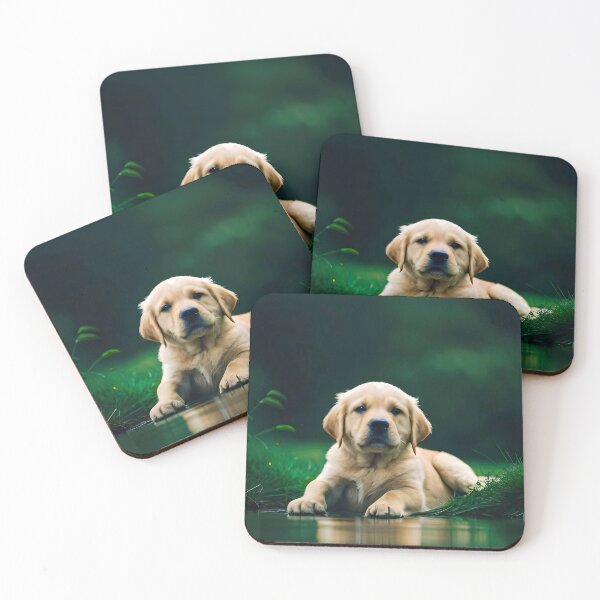 Item preview, Adorable puppy of the Labrador Retriver Breed designed and sold by Printframes.