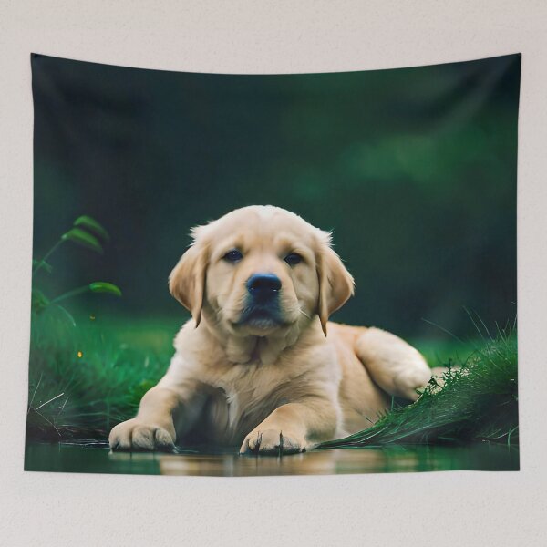 Item preview, Adorable puppy of the Labrador Retriver Breed designed and sold by Printframes.