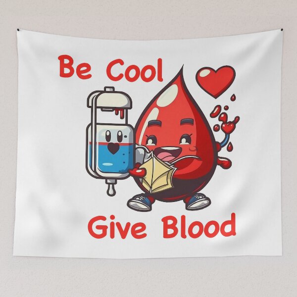 Item preview, Be cool give blood designed and sold by lightjourney.