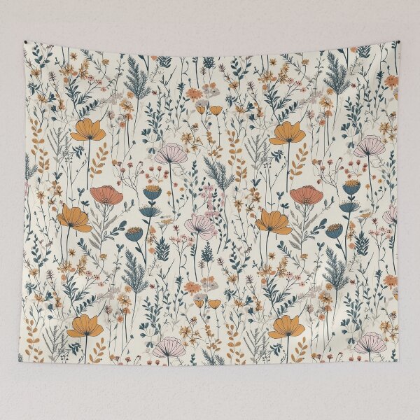 Item preview, Botanical pattern seamless flower vintage designed and sold by PolarInk.