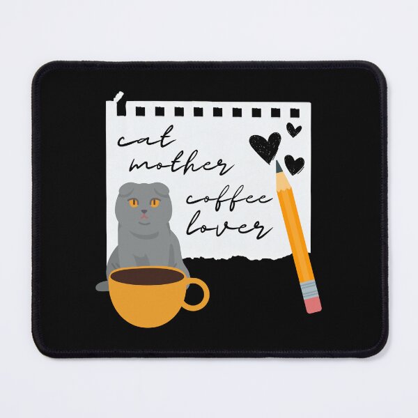 Item preview, Coffee lover cat mother designed and sold by ThingsByHerkiel.