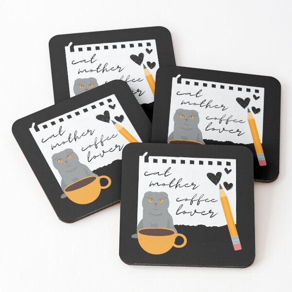 Item preview, Coffee lover cat mother designed and sold by ThingsByHerkiel.