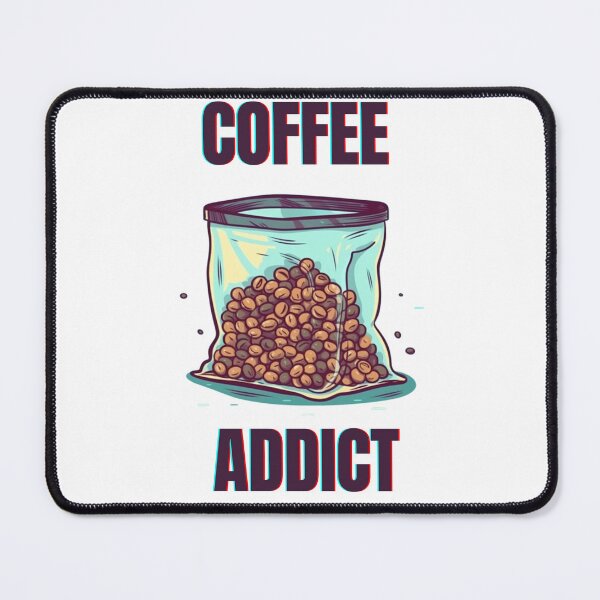 Item preview, Coffee Addict - Black No Background, Illustration, Funny, Meme Quote designed and sold by CremisArt.