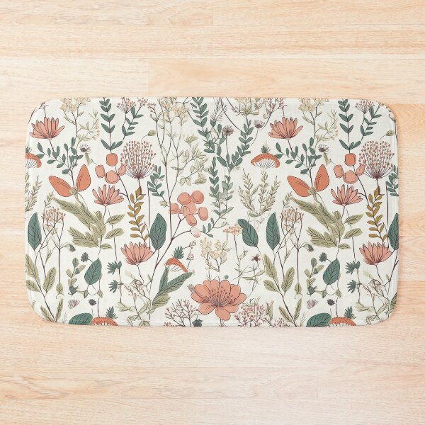 Item preview, Botanical pattern seamless flower vintage designed and sold by PolarInk.
