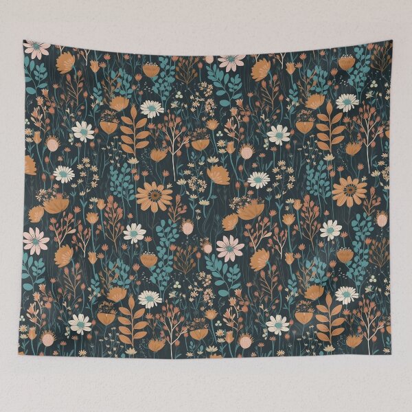 Item preview, Botanical pattern seamless flower vintage designed and sold by PolarInk.