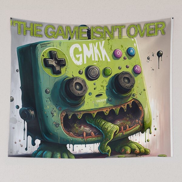 Item preview, Gamer, game over, never over designed and sold by Lekiam.