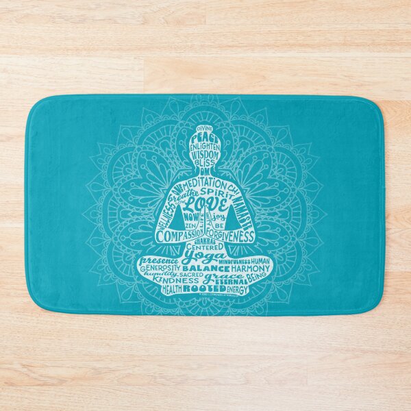 Item preview, Yoga Woman Meditating Mandala designed and sold by jitterfly.