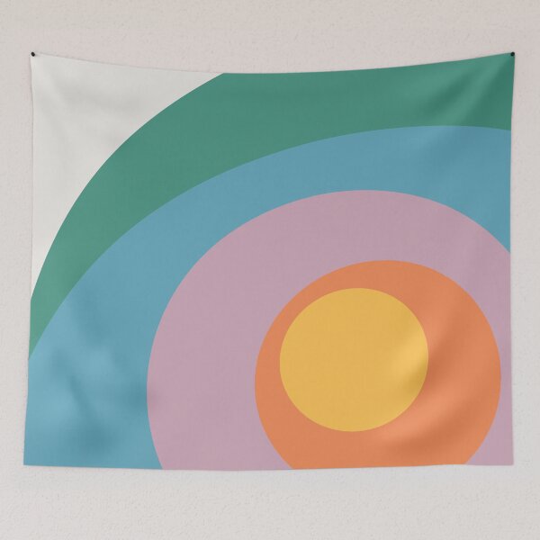 Item preview, Multicolored retro style circles designed and sold by BattaAnastasia.
