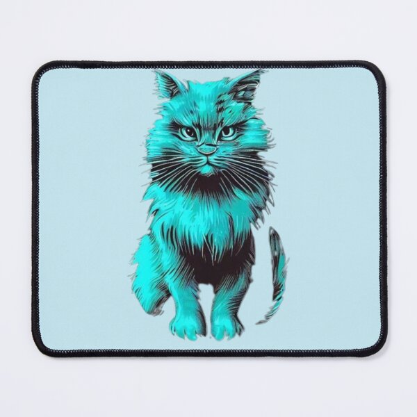 Item preview, Blue cat looks ahead graphic designed and sold by JaroDesign2023.