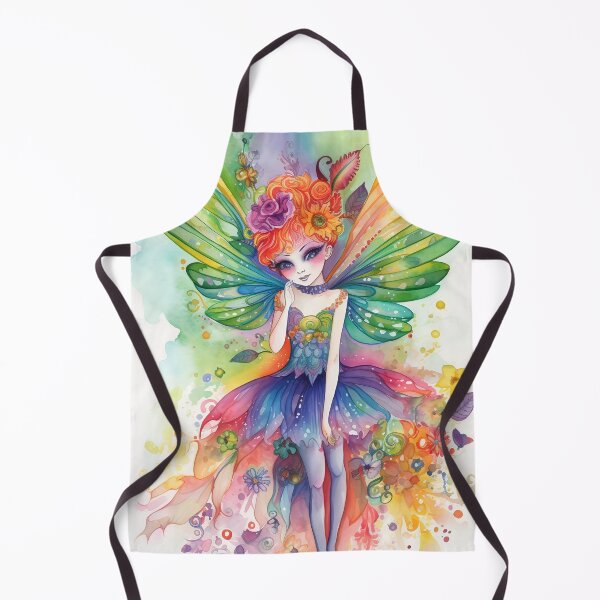 Item preview, Bright Fairy in the Floral Garden designed and sold by Red Witch Art.