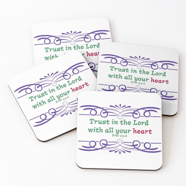 Item preview, Trust in the Lord Proverbs 3:5-6 designed and sold by WideIsTheGate.
