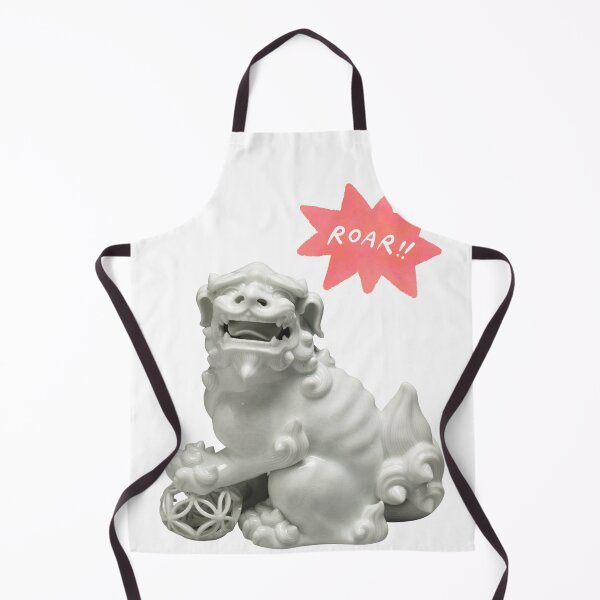 Item preview, Roaring Porcelain Lion and Its Toy designed and sold by beddreams.