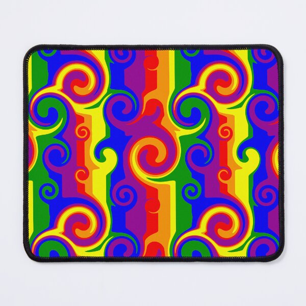 Item preview, Gay Pride Flag Swirl designed and sold by ksrogersdesigns.