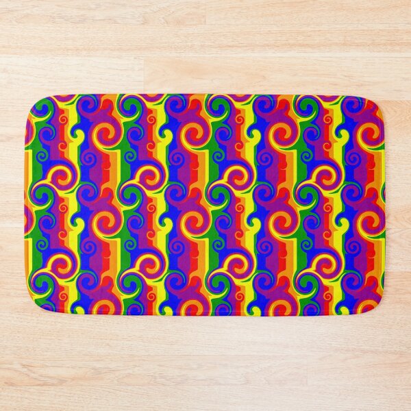 Item preview, Gay Pride Flag Swirl designed and sold by ksrogersdesigns.