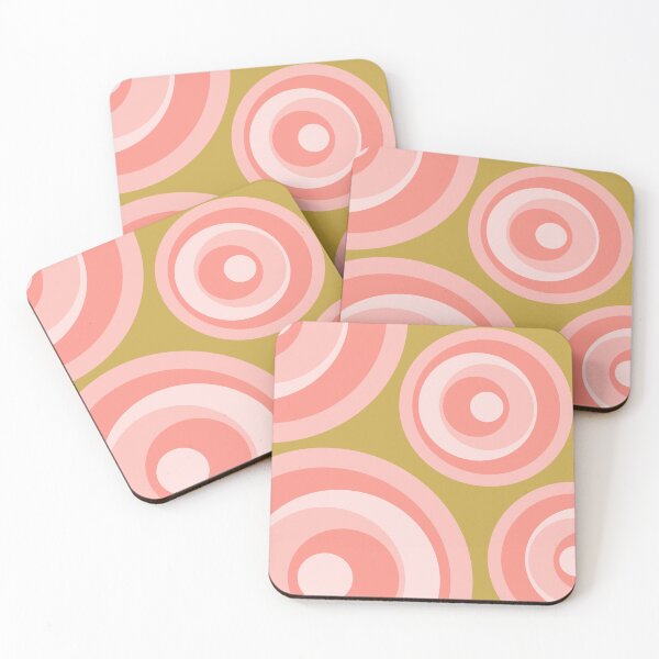 Item preview, Pink retro style circles designed and sold by BattaAnastasia.