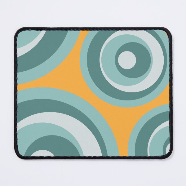 Item preview, Blue retro style circles designed and sold by BattaAnastasia.