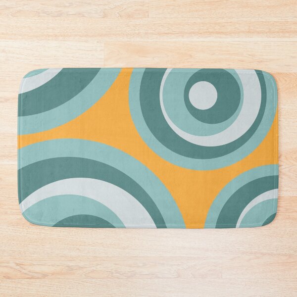 Item preview, Blue retro style circles designed and sold by BattaAnastasia.