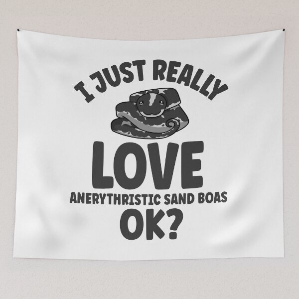 Item preview, I Just Really Love Anerythristic Sand Boas OK designed and sold by eternallygifted.