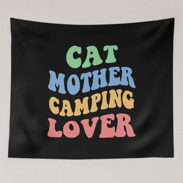 Item preview, Cat Mother Camping Lover IV designed and sold by Lemon Pepper.
