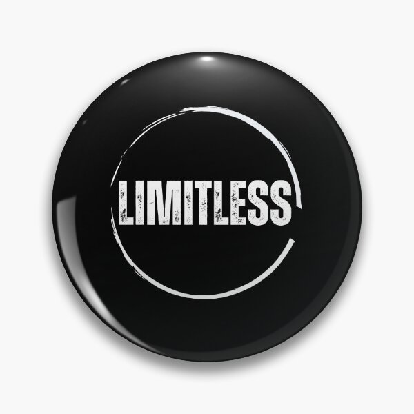 Item preview, Limitless White Circle Motivation Unlimited Mindset designed and sold by hiunlimit.