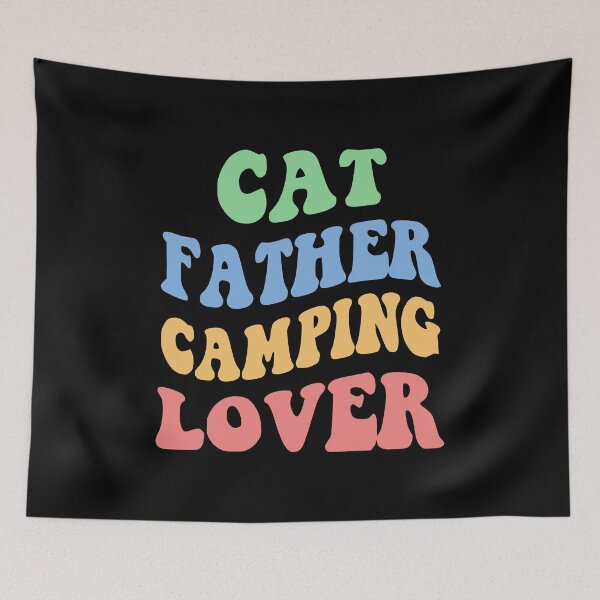 Item preview, Cat Father Camping Lover IV designed and sold by Lemon Pepper.