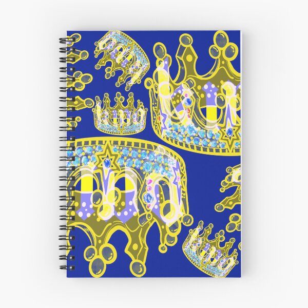 Item preview, KINGS CROWN DARK BLUE  designed and sold by GIVENGRACE.ART.