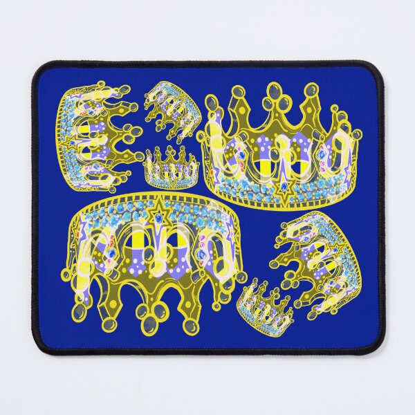 Item preview, KINGS CROWN DARK BLUE designed and sold by GIVENGRACE.ART.