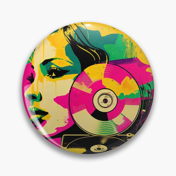 Item preview, Vinyl Vibes: A Retro Pop Art Ode to Music designed and sold by Elena Kulakova.