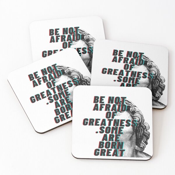 Item preview, be not afraid of greatness some are born great,march inspirational quotes designed and sold by rosesondesign.