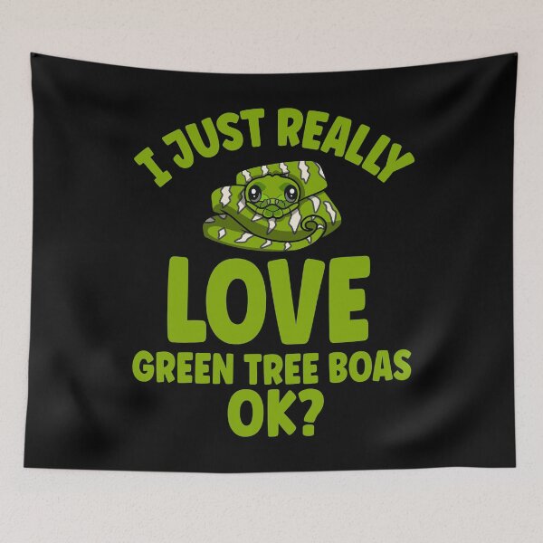 Item preview, I Just Really Love Green Tree Boas OK designed and sold by eternallygifted.