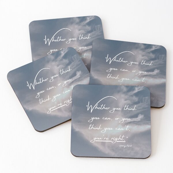 Item preview, Whether you think you can, or you think you can't - you're right! designed and sold by Merethe Soltvedt.