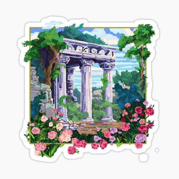 Item preview, Columns and Roses designed and sold by Slh69.
