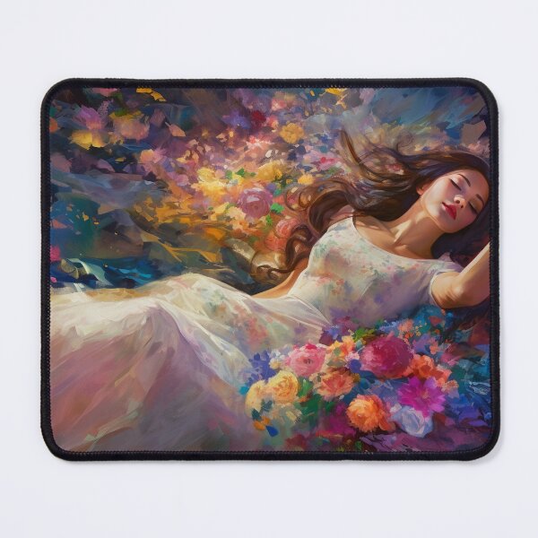 Item preview, Sleeping beauty in the garden designed and sold by Red Witch Art.