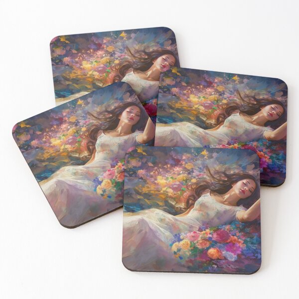 Item preview,  Sleeping beauty in the garden designed and sold by Red Witch Art.