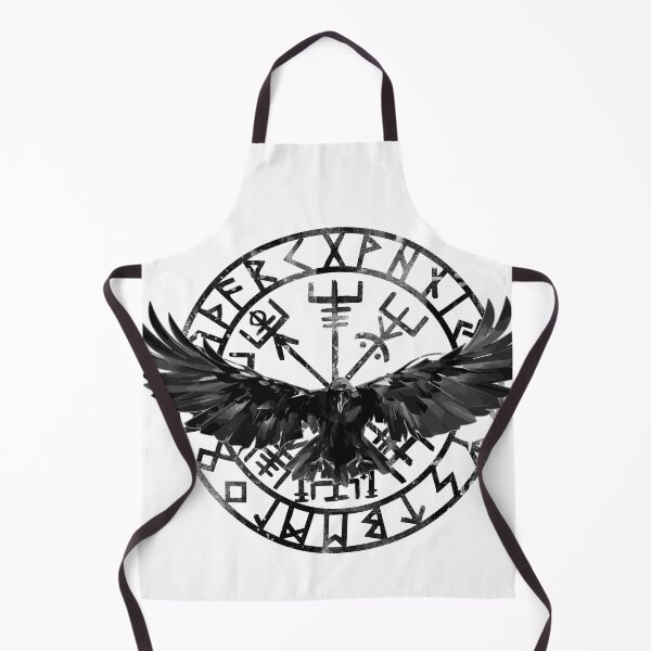Item preview, Vegvisir Viking Rune with Ravens Hugin and Munin- Protection Rune, Valhalla. designed and sold by PhotoArtMC.