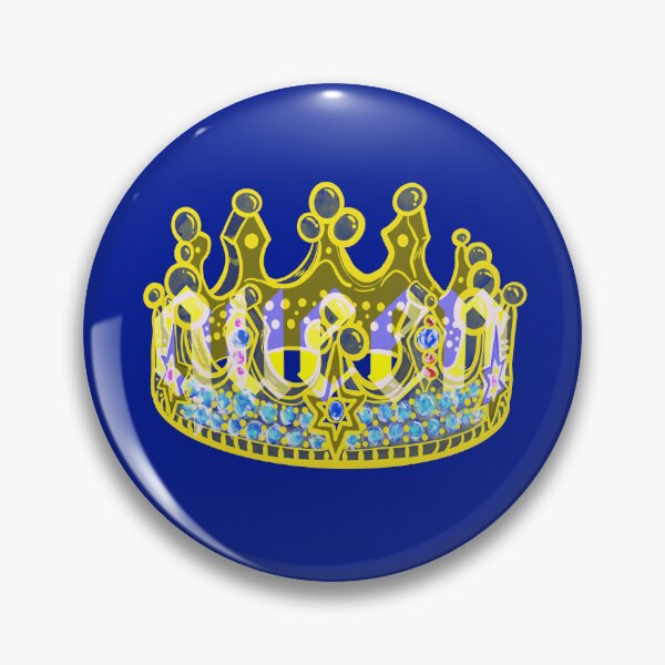 Item preview, QUEENS CROWN DARK BLUE  designed and sold by GIVENGRACE.ART.