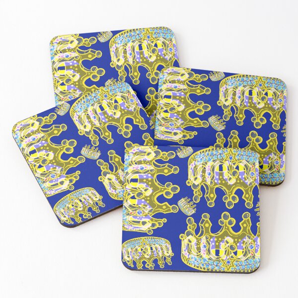 Item preview, QUEENS CROWN DARK BLUE  designed and sold by GIVENGRACE.ART.