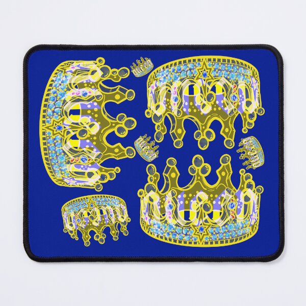 Item preview, QUEENS CROWN DARK BLUE designed and sold by GIVENGRACE.ART.