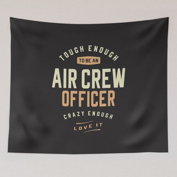 Item preview, Tough & Crazy Air Crew Officer designed and sold by cidolopez.