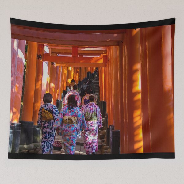 Item preview, Torii gates at Fushimi Inari Shring designed and sold by Shizenkai.