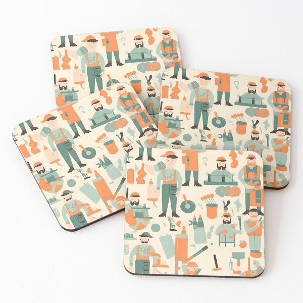 Item preview, Labour day pattern designed and sold by TheInspiredAI.