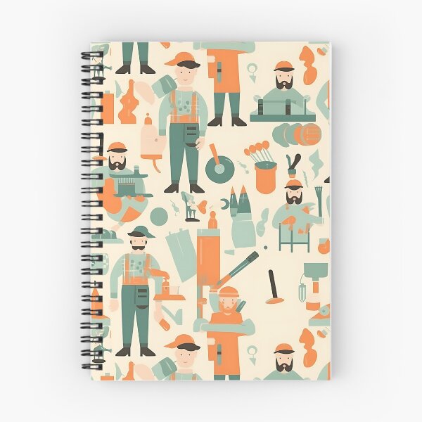 Item preview, Labour day pattern designed and sold by TheInspiredAI.