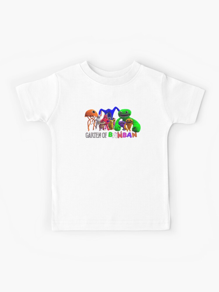 garten of banban nabnab look. Garten of Banban character. Horror games  2023. Blue. Halloween Kids T-Shirt for Sale by Mycutedesings-1