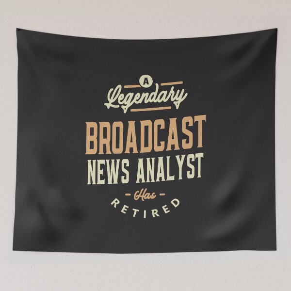 Item preview, Broadcast News Analyst - A Legend designed and sold by cidolopez.