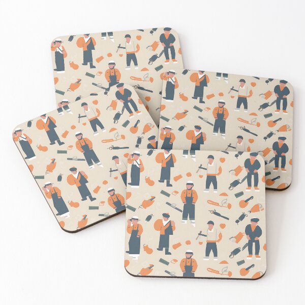 Item preview, Happy Labour day abstract pattern designed and sold by TheInspiredAI.