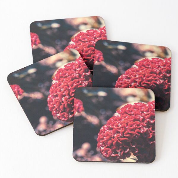 Item preview, Red Cockscomb Flower designed and sold by HoneyHuesPhotos.