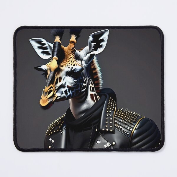 Item preview, Giraffe Punk Unique Style T Shirt designed and sold by artmanikin.